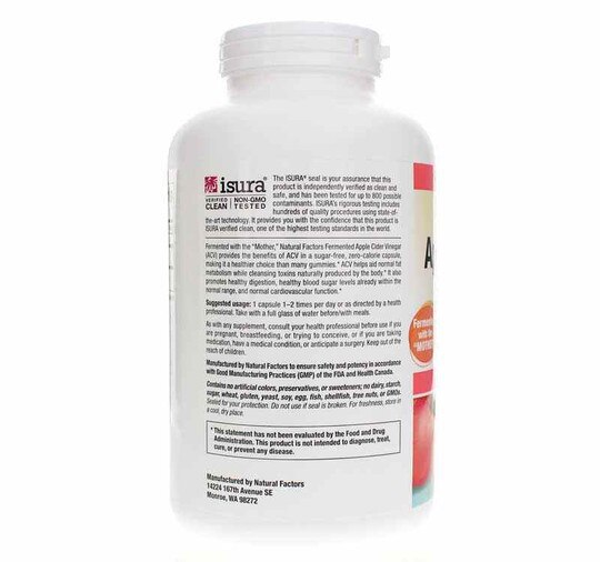 Apple Cider Vinegar 500 Mg, NF